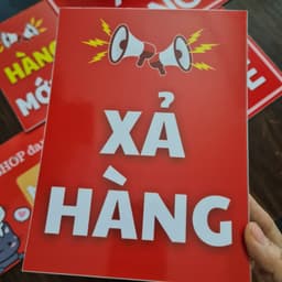 Set 4 Bảng Xả Hàng, Hàng Mới Về Cho Shop Thời Trang 2