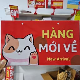 Set 4 Bảng Xả Hàng, Hàng Mới Về Cho Shop Thời Trang 6
