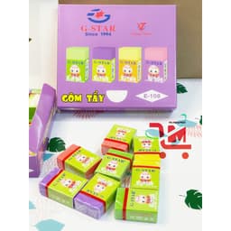 Hộp 30 Cái Gôm Tẩy Bút Chì Gstar E108 Nhiều Màu, Dễ Thương, Bôi Sạch, Êm, Gôm Bôi Bút Chì Giá Hợp Lý, Chất Lượng Tốt 4