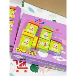 Hộp 30 Cái Gôm Tẩy Bút Chì Gstar E108 Nhiều Màu, Dễ Thương, Bôi Sạch, Êm, Gôm Bôi Bút Chì Giá Hợp Lý, Chất Lượng Tốt 5