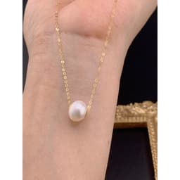 Dây chuyền 18 kara xuyên tâm chuyên dụng lõi 0,5mm, thiết kế thông minh, tiện lợi với chốt co rút và dễ dàng gắn charm. 3