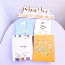 Cuốn Album ảnh 9x13cm 52 ngăn nhựa dẻo và 100 ngăn bìa cứng xinh xắn Babuu Decor 6