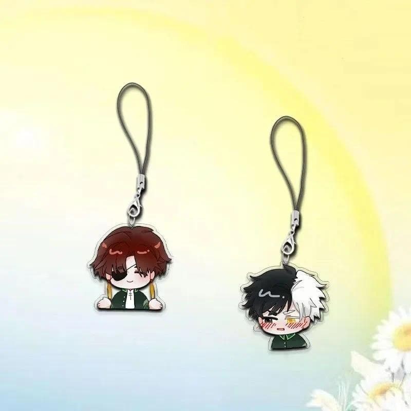(mua 1 tặng 1) (BIỂU CẢM) Dây treo điện thoại WIND BREAKER in hình anime mica acrylic dây móc khóa tiện lợi xinh xắn