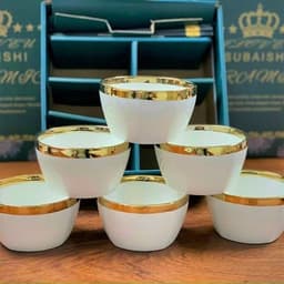 Bộ Chén Bát Sứ Xanh Cổ Vịt Viền Vàng Phong Cách Nhật Bản Sang Trọng M88 7