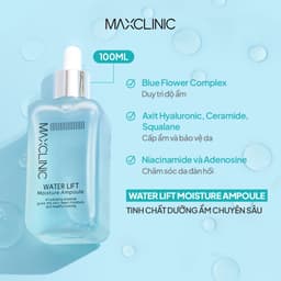 Tinh Chất Dưỡng Ẩm Cấp Nước Tức Thì Maxclinic Water Lift Moisture Ampoule 100ml |  Skin Lab 2