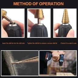 【HCM 24H/Giảm giá】Bộ 6 mũi khoan tháp đa năng - Mũi khoan cưa đa năng thép gió HSS mạ Titan siêu bền 6