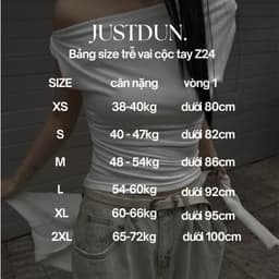 [Tặng Dây] Áo Trễ Vai Nữ JUSTDUN Z24 – Chất Cotton Mềm Mịn, Co Giãn Nhẹ, Form Ôm Đẹp, Tôn Dáng 2