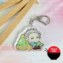 Mua 1 tặng 1 (KHỦNG LONG) Móc khoá WIND BREAKER in hình anime mica trong acrylic chibi xinh xắn 4