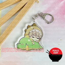Mua 1 tặng 1 (KHỦNG LONG) Móc khoá WIND BREAKER in hình anime mica trong acrylic chibi xinh xắn 6