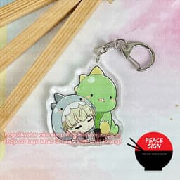 Mua 1 tặng 1 (KHỦNG LONG) Móc khoá WIND BREAKER in hình anime mica trong acrylic chibi xinh xắn 5