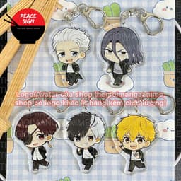 (mua 1 tặng 1) Móc khóa WIND BREAKER ver ĐI in hình chibi anime mica acrylic quà tặng xinh xắn 1