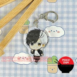 (mua 1 tặng 1) Móc khóa WIND BREAKER ver ĐI in hình chibi anime mica acrylic quà tặng xinh xắn 2