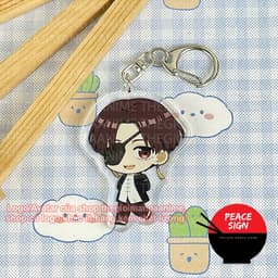 (mua 1 tặng 1) Móc khóa WIND BREAKER ver ĐI in hình chibi anime mica acrylic quà tặng xinh xắn 3