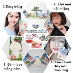 Kem đánh răng thảo dược Oral Herbal Thái Lan dùng cho người niềng răng, trắng răng, thơm miệng 2
