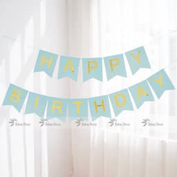 Dây Happy birthday đuôi cá trang trí sinh nhật 3