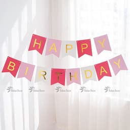 Dây Happy birthday đuôi cá trang trí sinh nhật 7