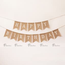 Dây Happy birthday đuôi cá trang trí sinh nhật 6