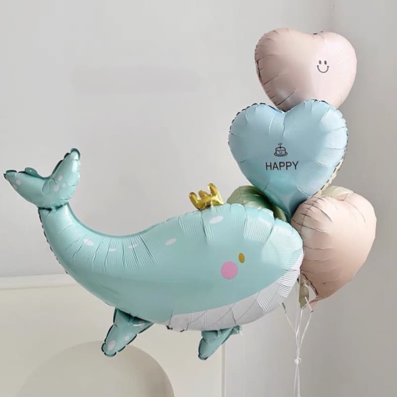 Bóng hình chủ đề cá trang trí sinh nhật cho bé
