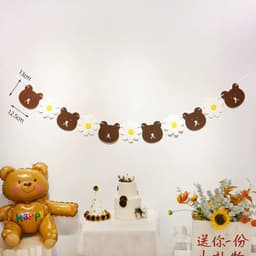 Dây hoa cúc trang trí sinh nhật cho bé cực xinh 5