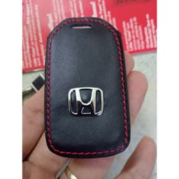 Bao da chìa khoá ô tô kèm móc cho Honda City, CR-V, Civic – Chìa thông minh 3 nút 5
