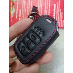 Bao da chìa khoá ô tô kèm móc cho Honda City, CR-V, Civic – Chìa thông minh 3 nút 7