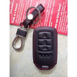 Bao da chìa khoá ô tô kèm móc cho Honda City, CR-V, Civic – Chìa thông minh 3 nút 3