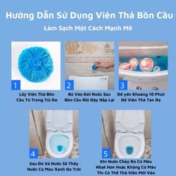Viên thả xả bồn cầu MAXA Thái Lan chính hãng khử mùi hôi, hương thơm tự nhiên 5