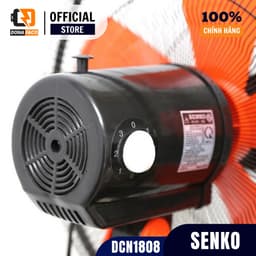 Quạt đứng Senko DCN1801 75W, Quạt cây công nghiệp lồng sắt chính hãng gió mạnh bảo hành 24 tháng 3