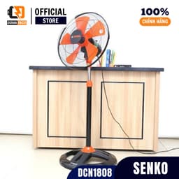 Quạt đứng Senko DCN1801 75W, Quạt cây công nghiệp lồng sắt chính hãng gió mạnh bảo hành 24 tháng 2