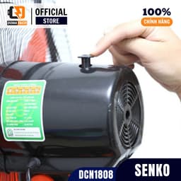 Quạt đứng Senko DCN1801 75W, Quạt cây công nghiệp lồng sắt chính hãng gió mạnh bảo hành 24 tháng 5