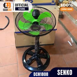 Quạt đứng Senko DCN1801 75W, Quạt cây công nghiệp lồng sắt chính hãng gió mạnh bảo hành 24 tháng 8