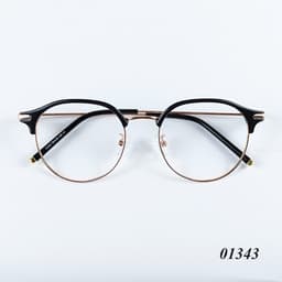 Gọng kính cận thời trang nam nữ NARO EYEWEAR  dáng tròn chống tia UV chất liệu kim loại cao cấp - 01343 3