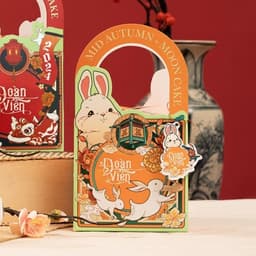 [MỚI 2025] COMBO 5 HỘP ĐỰNG BÁNH TRUNG THU 1 BÁNH 150gr - 200gr 5