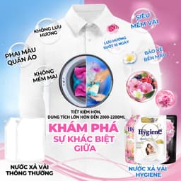Nước Xả Vải Hygiene Hương Thơm Quyến Rủ Diệu Kì Túi 2.2kg 4