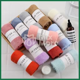 Khăn Hàn Quốc lông cừu 30x50cm, khăn lau chân tay mặt đa năng, mềm mịn thấm hút tốt màu ngẫu nhiên 6
