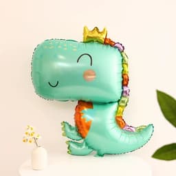 Phụ kiện chủ đề khủng long xanh lá trang trí sinh nhật cho bé 7