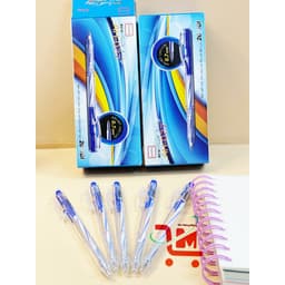 Hộp 20 Cây Bút Bi / Viết Bi Đầu Bấm Mực Khô AIHAO AH 027/ AH027 Mực Xanh Ngòi 0.7mm, Chất Lượng Tốt 4