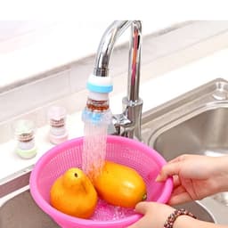 Đầu Vòi Lọc Nuớc Tăng Áp 360 Độ Có Thể Kéo Dài Rửa Chén Bát Có Khóa Cổ Dê Cánh Quạt Tiện Lợi 3
