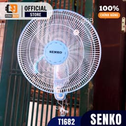 Quạt treo tường 1 dây Senko T1682 3 cánh công suất 47W chính hãng bảo hành 24 tháng 3