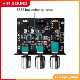 Bộ khuếch đại âm thanh Bluetooth 5.0 Zk-PT1, Zk- PT2 Bluetooth 5.1 4