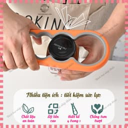 Dụng Cụ Mở Nắp Chai Lọ 4 trong 1 - Mở Nắp Hộp Siêu Nhanh - Dụng Cụ Nhà Bếp Đă Năng Tiện Lợi 8