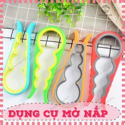 Dụng Cụ Mở Nắp Chai Lọ 4 trong 1 - Mở Nắp Hộp Siêu Nhanh - Dụng Cụ Nhà Bếp Đă Năng Tiện Lợi 1