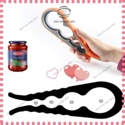 Dụng Cụ Mở Nắp Chai Lọ 4 trong 1 - Mở Nắp Hộp Siêu Nhanh - Dụng Cụ Nhà Bếp Đă Năng Tiện Lợi 3