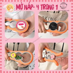 Dụng Cụ Mở Nắp Chai Lọ 4 trong 1 - Mở Nắp Hộp Siêu Nhanh - Dụng Cụ Nhà Bếp Đă Năng Tiện Lợi 7