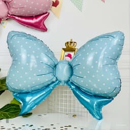 Phụ kiện trang trí sinh nhật Doremon tone màu xanh dương dễ thương 3