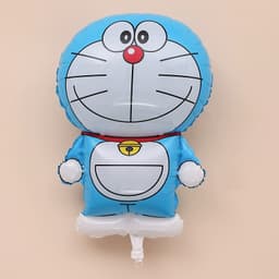 Phụ kiện trang trí sinh nhật Doremon tone màu xanh dương dễ thương 6