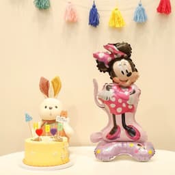 Phụ kiện trang trí sinh nhật Mickey hồng đen cho bé gái cực kỳ đáng yêu 4