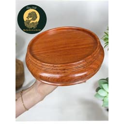 Đế kê bát hương gỗ hương Rồng Việt, đôn tròn liền khối nhiều kích thước đẹp. 1