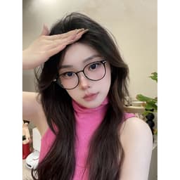 Gọng kính cận thời trang nam nữ NARO EYEWEAR  dáng tròn chống tia UV chất liệu nhựa cao cấp - 9898 8