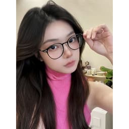 Gọng kính cận thời trang nam nữ NARO EYEWEAR  dáng tròn chống tia UV chất liệu nhựa cao cấp - 9898 6